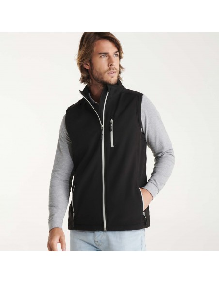 https://www.ropadetrabajo.com: Chaleco laboral tipo softshell Nevada Roly