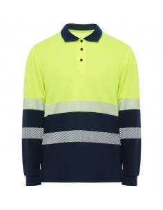 https://www.ropadetrabajo.com: Polo de alta visibilidad manga larga Vega LS Roly