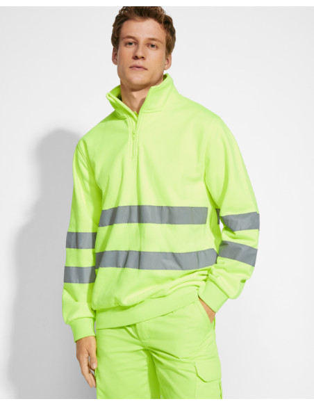 https://www.ropadetrabajo.com: Sudadera de trabajo bicolor alta visibilidad Spica Roly