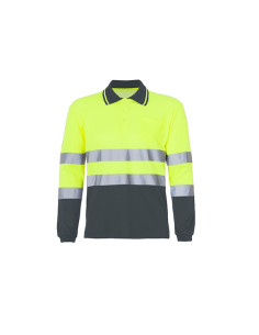 https://www.ropadetrabajo.com: Polo de alta visibilidad Manga larga Bori 4 Seana textil