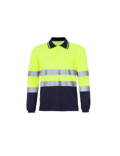 https://www.ropadetrabajo.com: Polo de alta visibilidad Manga larga Bori 4 Seana textil 2