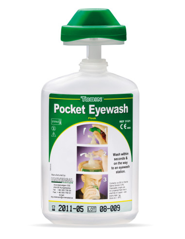 https://www.ropadetrabajo.com: Lavaojos de bolsillo de 200 ml Tobin Eyewash Marca