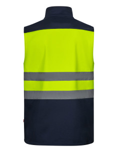 https://www.ropadetrabajo.com: Chaleco softshell bicolor alta visibilidad Velilla 2