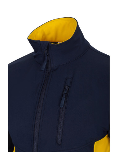 https://www.ropadetrabajo.com: Cazadora Softshell bicolor Velilla 106004