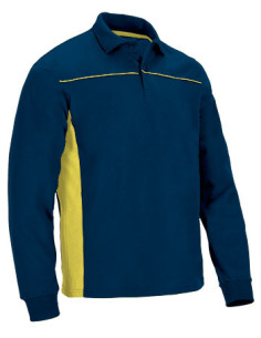 https://www.ropadetrabajo.com: Polo de trabajo bicolor manga larga Thunder Valento 2