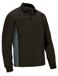 https://www.ropadetrabajo.com: Polo de trabajo bicolor manga larga Thunder Valento 2
